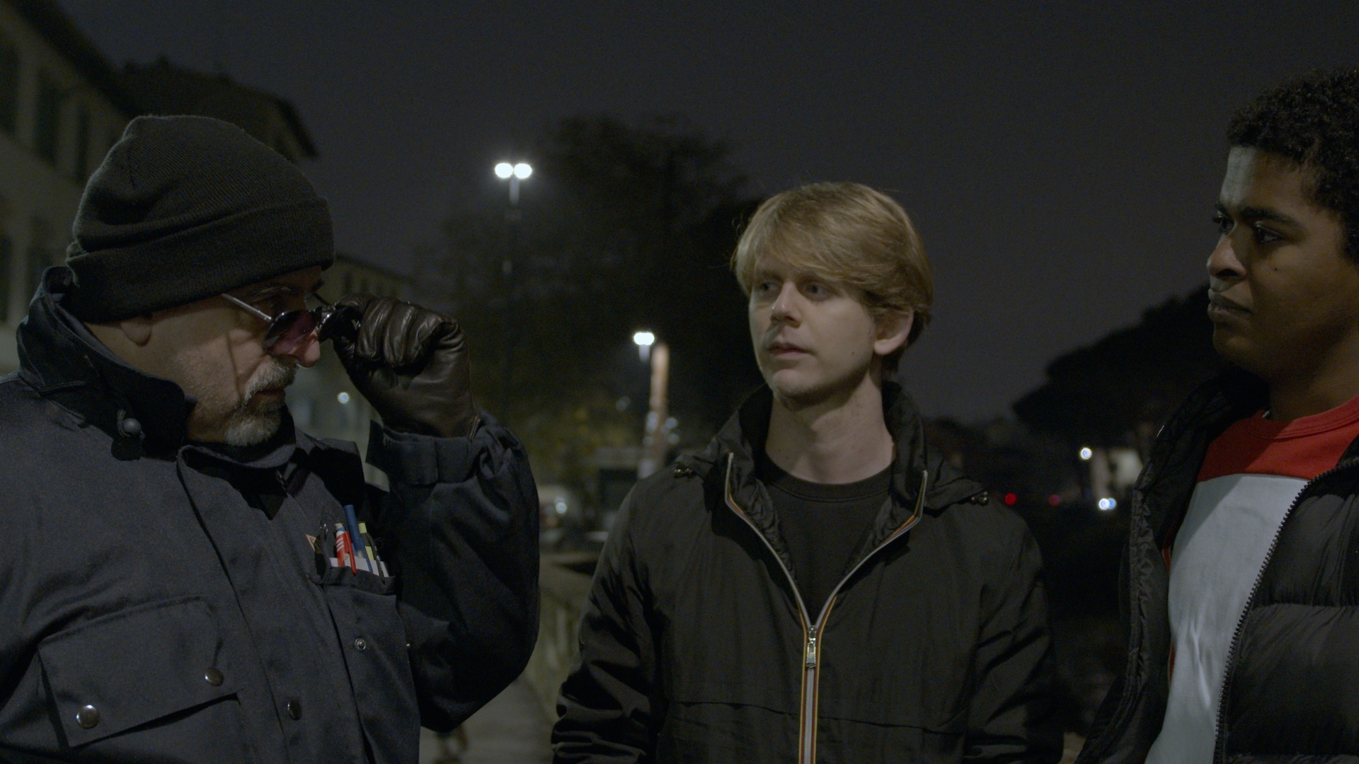 Policeman & boys